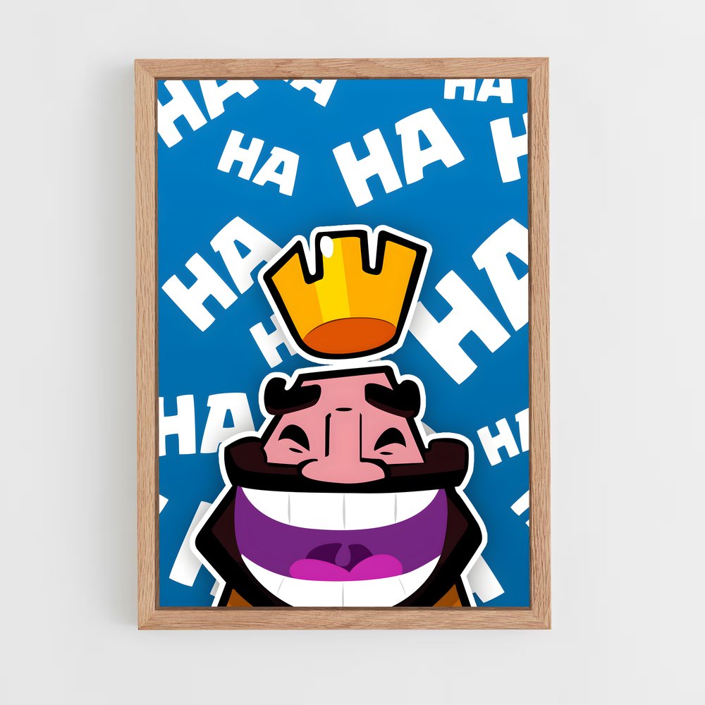 Poster Le Roi des Cartons – affiche Clash royale (vue 4)